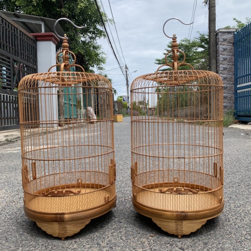 Lồng chim chích choè đất tre già, hàng kỹ
