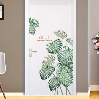 Đề can dán tường trang trí dạng chiếc lá độc đáo phong cách