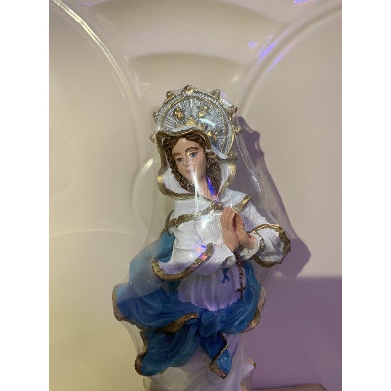 Tượng công giáo-Tượng đức mẹ vô nhiễm nguyên tội cao 25cm