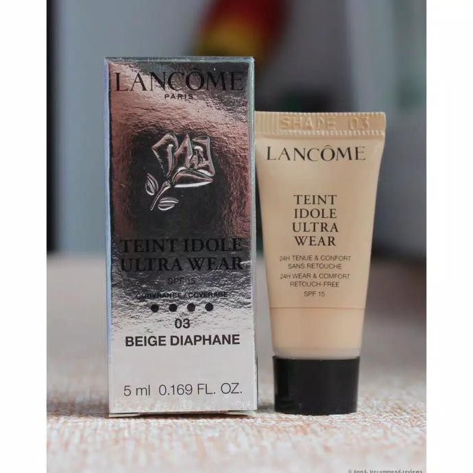 (hàng Mới Về) Kem Nền Lancome Teint Idole Ultra Wear 5ml