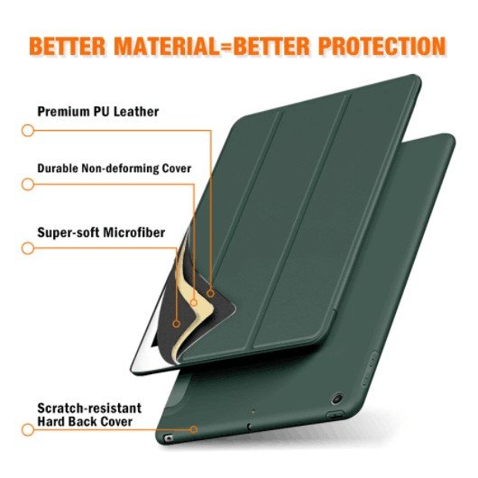 Đối với iPad Air 1 Ốp lưng iPad 8th 7th generation 10.2 Ốp lưng iPad6 iPad6 air1 air2 9.7inch Funda Da PU siêu mỏng Vỏ mềm cho iPad Air4 10.9inch | BigBuy360 - bigbuy360.vn