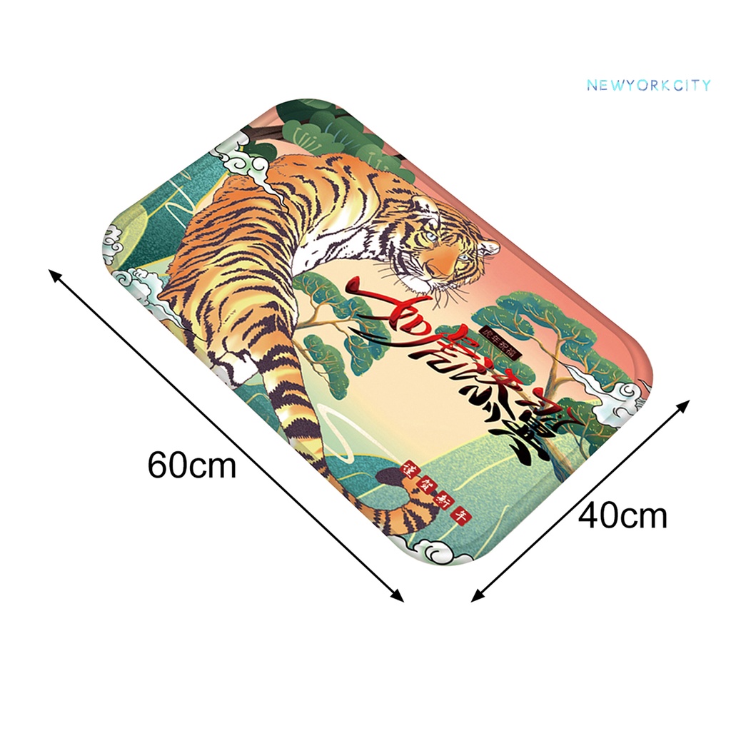 Thảm lót sàn Chống Ẩm Không Phai Họa Tiết Vi Khuẩn Có Thể Giặt Được Dùng Trong Nhà