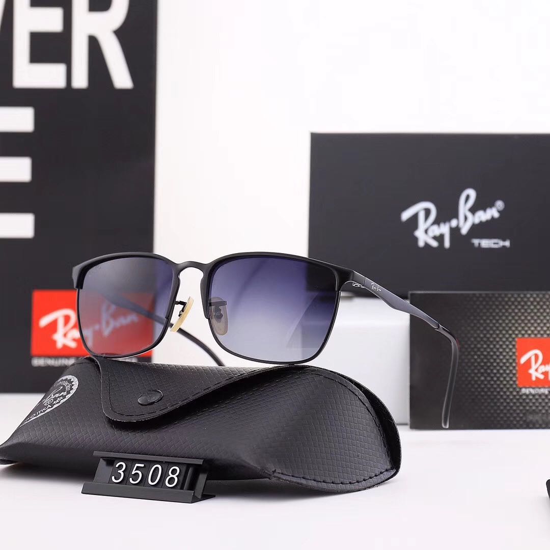 Aviator Ray-Ban_ chính hãng Kính râm 2021 Thời trang Hàn Quốc mới Kính râm nam nữ một mảnh Cặp đôi hợp thời trang Du lịch ngoài trời Kính râm lái xes