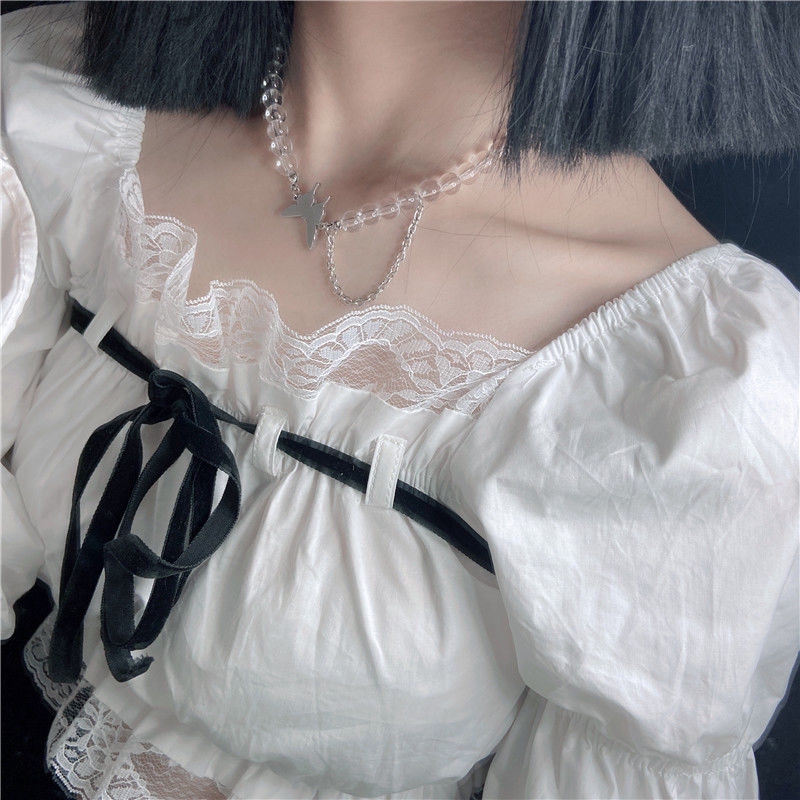 Vòng cổ Mặt Hình Bươm Bướm Phong Cách Hàn Quốc Cho Nữ