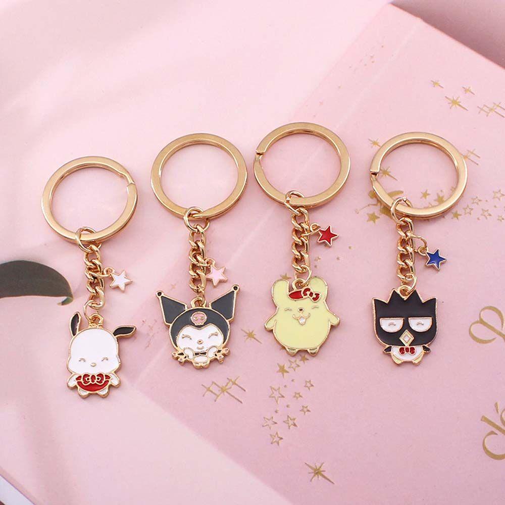 Móc Khóa Xe Hơi TAYLOR1 Kuromi Penguin Kuromi My Melody Cinnamoroll