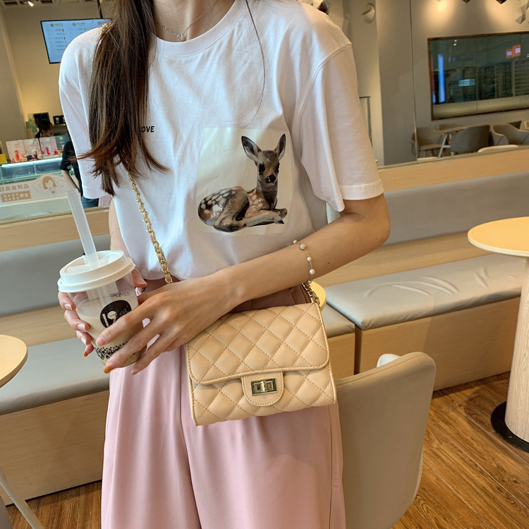 Túi đeo chéo dây quai mắc xích thời trang cao cấp