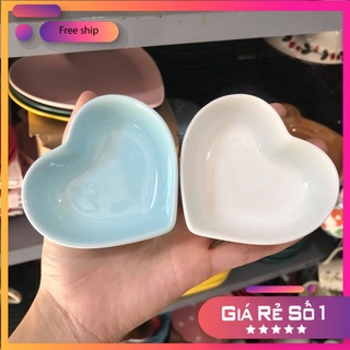 Chén Sứ Bát Sứ Bát Đĩa Decor Bàn Ăn Dễ Thương Đựng Nước Chấm Nhiều Màu