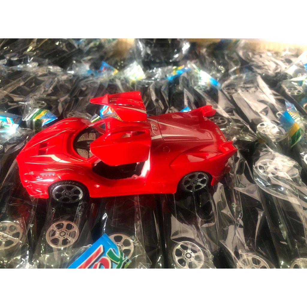 Phụ kiện bánh sinh nhật - thanh lí rẻ ô tô siêu xe trang trí bánh sinh nhật bánh kem