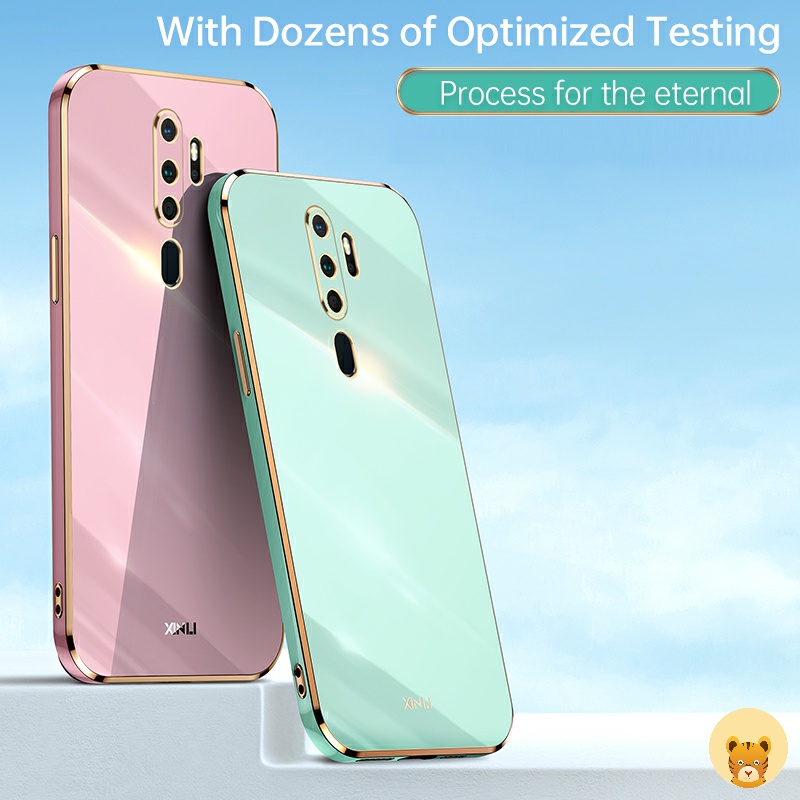 Ốp Điện Thoại Mềm Mạ Viền Sang Trọng Cho Oppo A9 2020 A5 2020