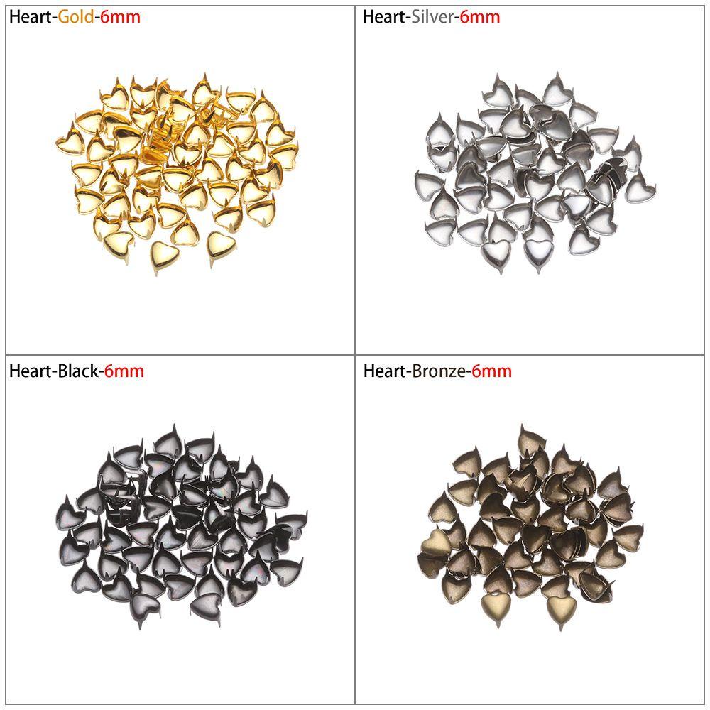 Set 50 Phụ Kiện Khóa Kim Loại Mini 4 / 5 / 6mm Chuyên Dụng Cho Búp Bê