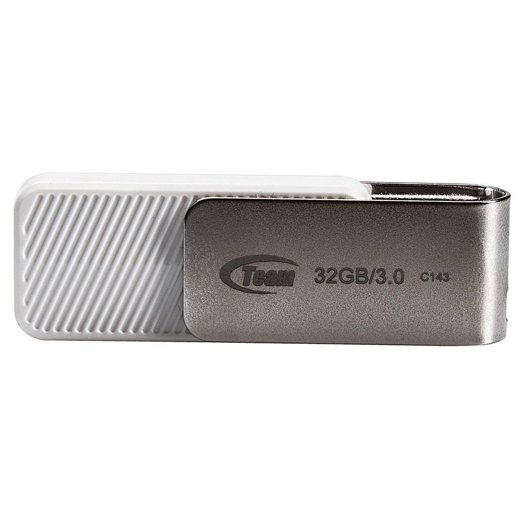USB Team Group INC C143 32GB / USB 3.0 tốc độ cao (Trắng) tặng đầu đọc thẻ nhớ micro- Hãng phân phối chính thức | BigBuy360 - bigbuy360.vn