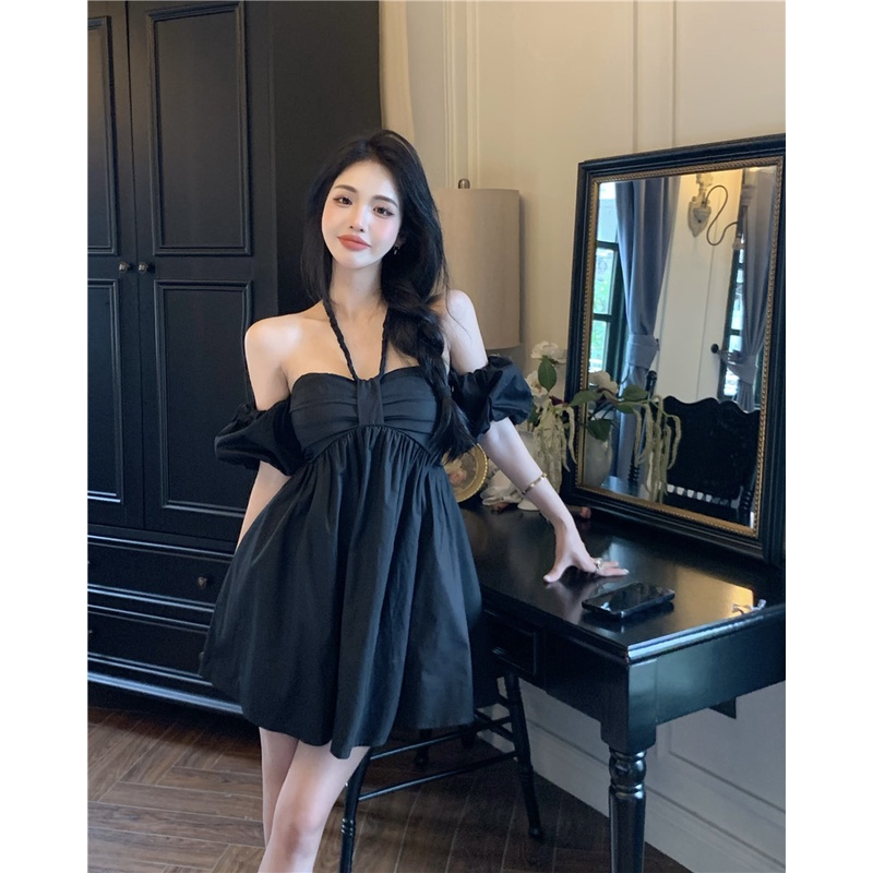 Đầm Trễ Vai Cổ Yếm Gợi Cảm Mùa Hè Mới