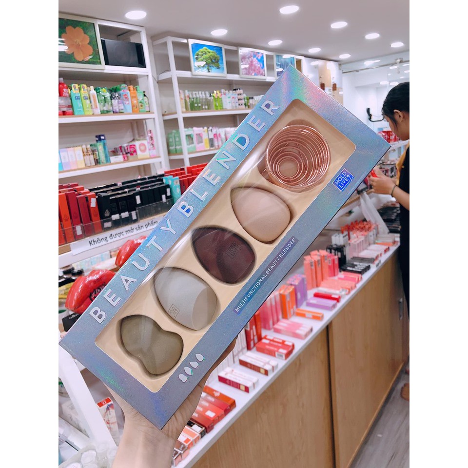 Set mút trang điểm Holdlive