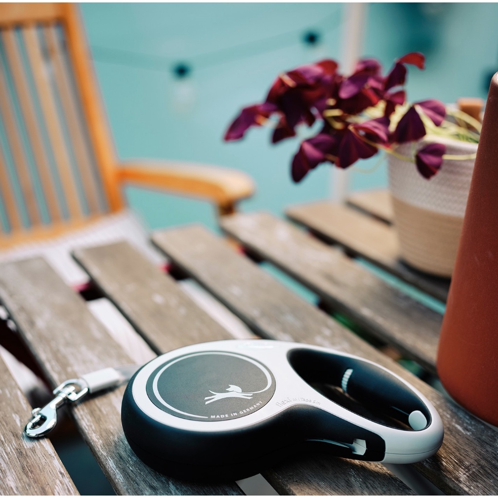 Flexi Dây xích dắt tự động các dòng New Classic / New Comforter chiều dài 5 m / 8 mét phù hợp chó &lt;12KG / 20KG / 50KG