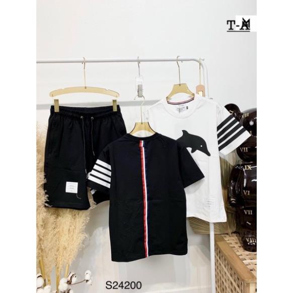 Bộ Quần Áo Nam Thom Cá Cực Chất - Bộ Thể Thao Thom Kẻ Sọc Sau Hot Cho Nam
