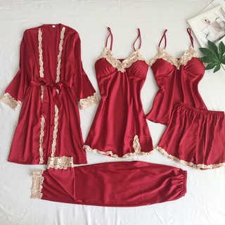 Set lụa 5 in 1 cực sang chảnh