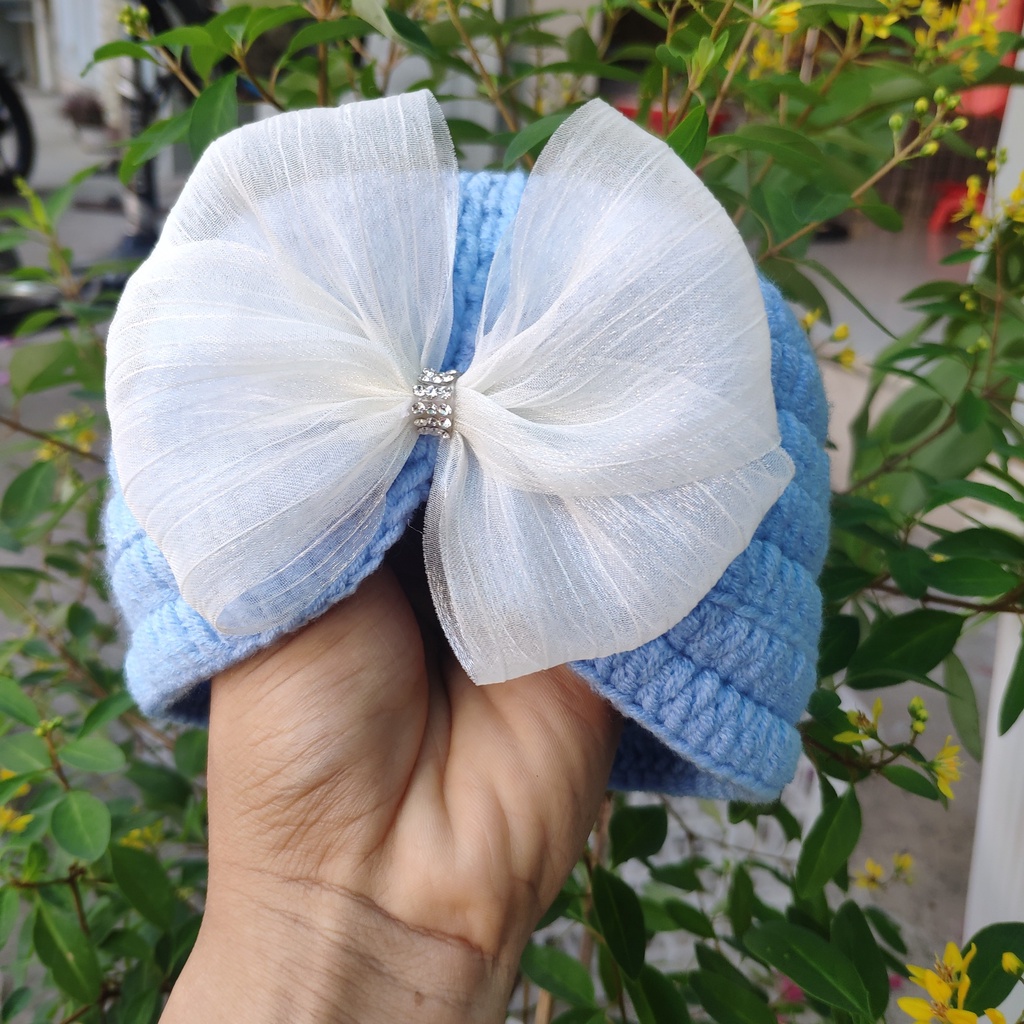 Nơ Voan Trang Trí Đồ Cho Bé
