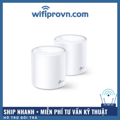 Bộ phát WIFI Tp-Link Deco X20 Wifi 6 AX1800 (W3600) Wifi Mesh (Pack 2)