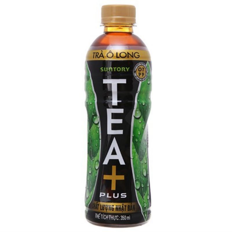 Lốc 6 chai trà Ôlong TEA plus chai lớn 455ml