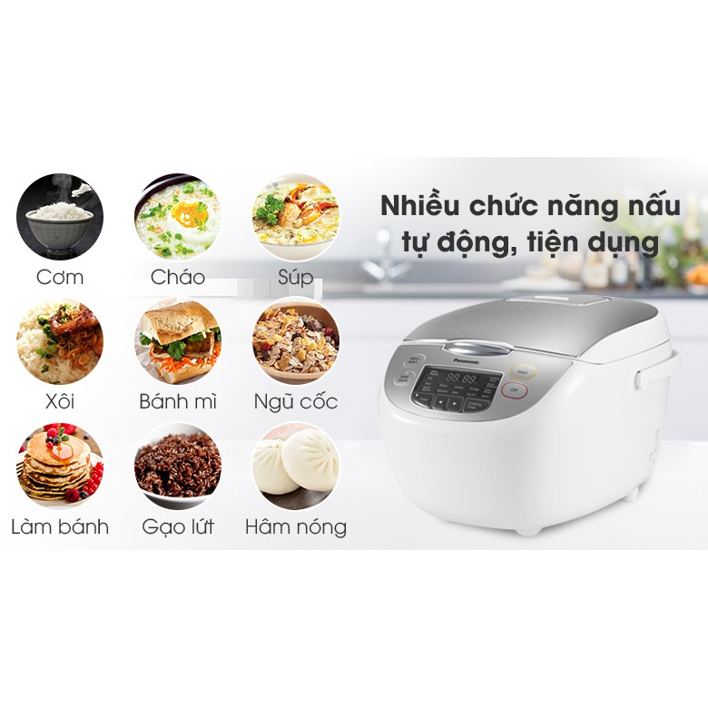 Nồi cơm điện tử Panasonic 1.8 lít SR-CX188SRA