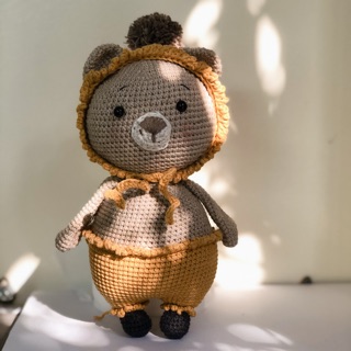 Gấu mì - gấu bông handmade