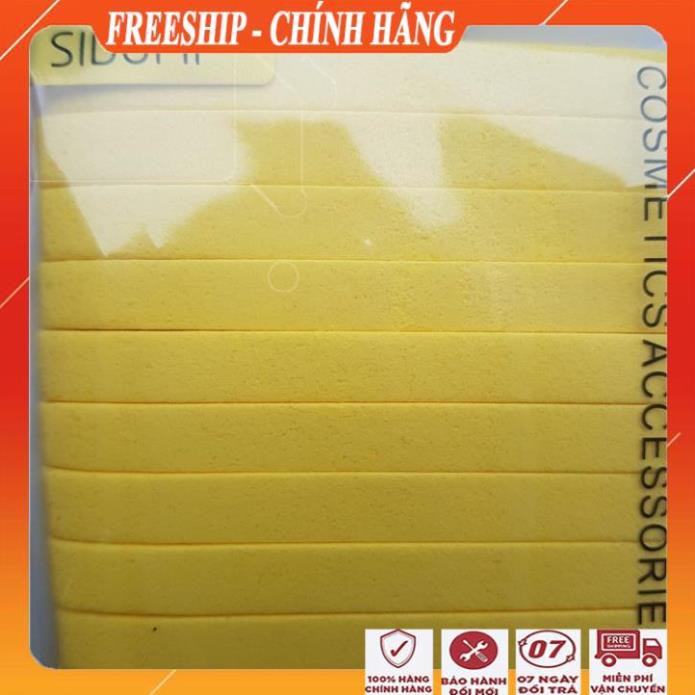 [FreeShip - HÀNG CHÍNH HÃNG] Sét 10 miếng mút bọt biển rửa mặt nén sidumi/Bông rửa mặt siêu sạch giúp tẩy tế bào chết