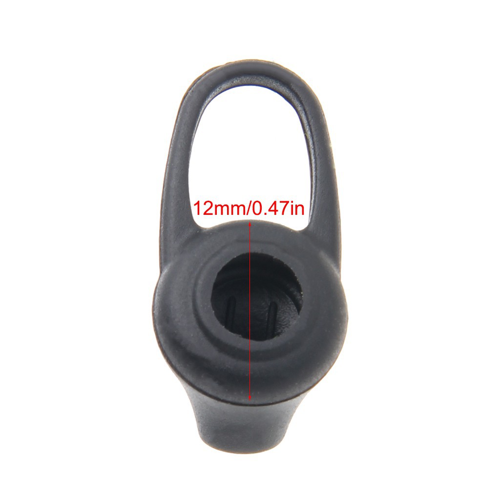 Miếng bọc đệm tai nghe nhét tai trong silicon mềm màu đen đa năng