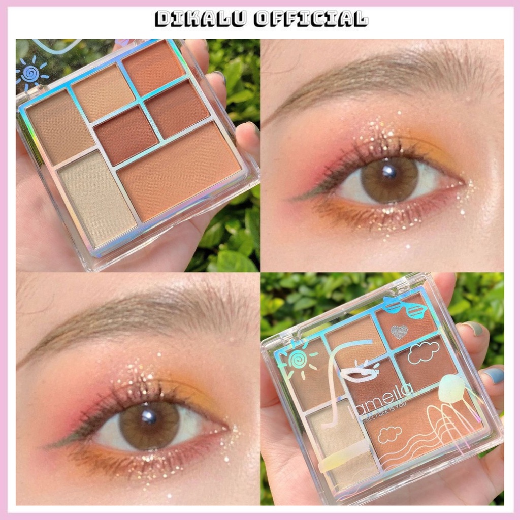 Phấn Mắt Nội Địa Trung Lameila 7 Ô Thành Phố Biển Trời 5082 EYESHADOW LPM4