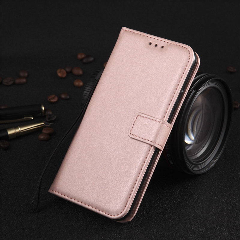 Samsung S9 Plus S8 Plus S8 Edge S7 Edge Color Leather Case Classic Simplicity Fashion Flip Bracket Card Wallet Buckle Full Protection Soft Cover Casing Protective Shell Bin Phone Case