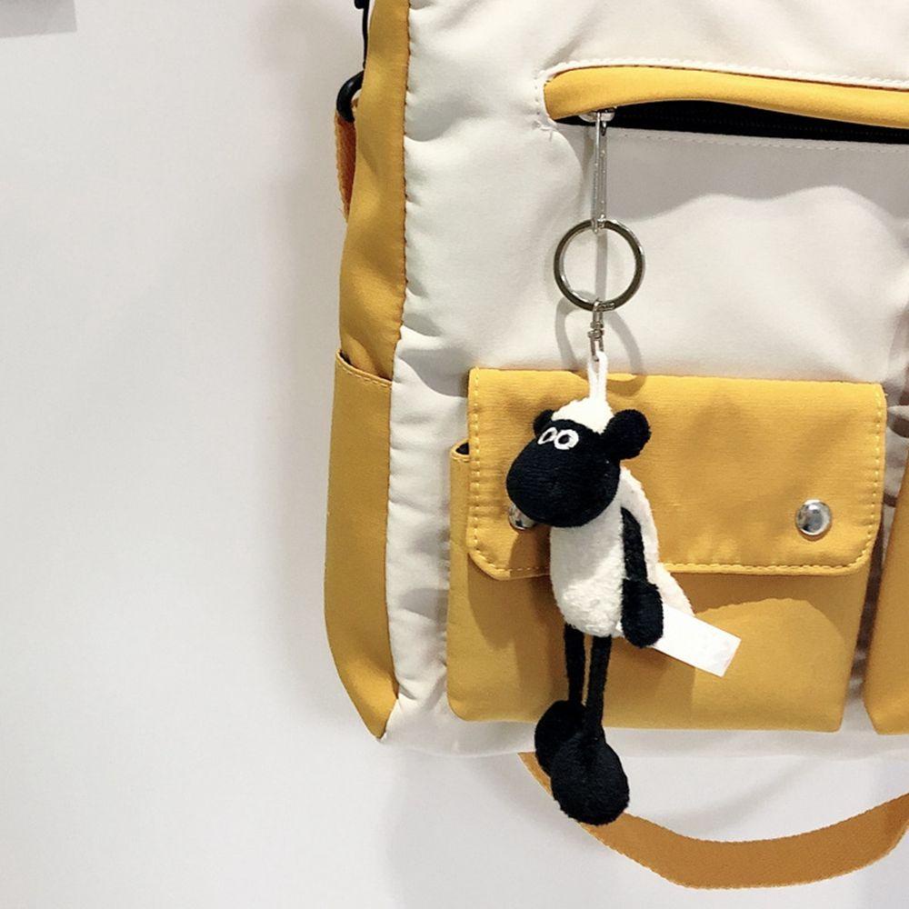 Móc Khóa Hình Cừu Shaun The Sheep Nhồi Bông Đáng Yêu Giá Đỡ