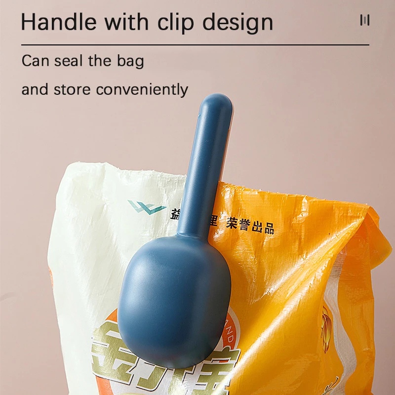 Muỗng Múc Cơm Bằng Nhựa Có Kẹp Niêm Phong Đa Năng 1 Cái