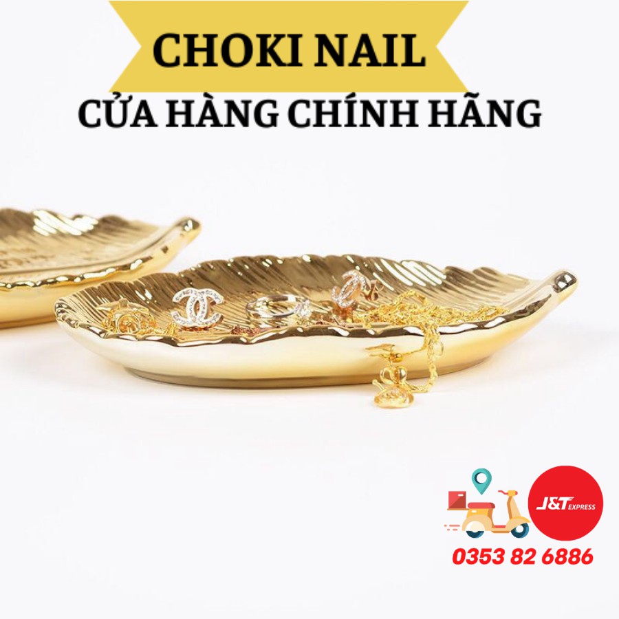 Đĩa lá sứ chụp hình nail , chụp ảnh trang sức siêu đẹp