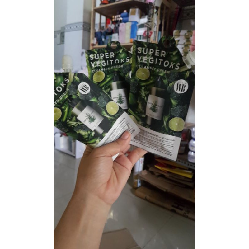 Sữa rữa mặt rau củ dạng túi super vegitoks [Xã kho] | BigBuy360 - bigbuy360.vn