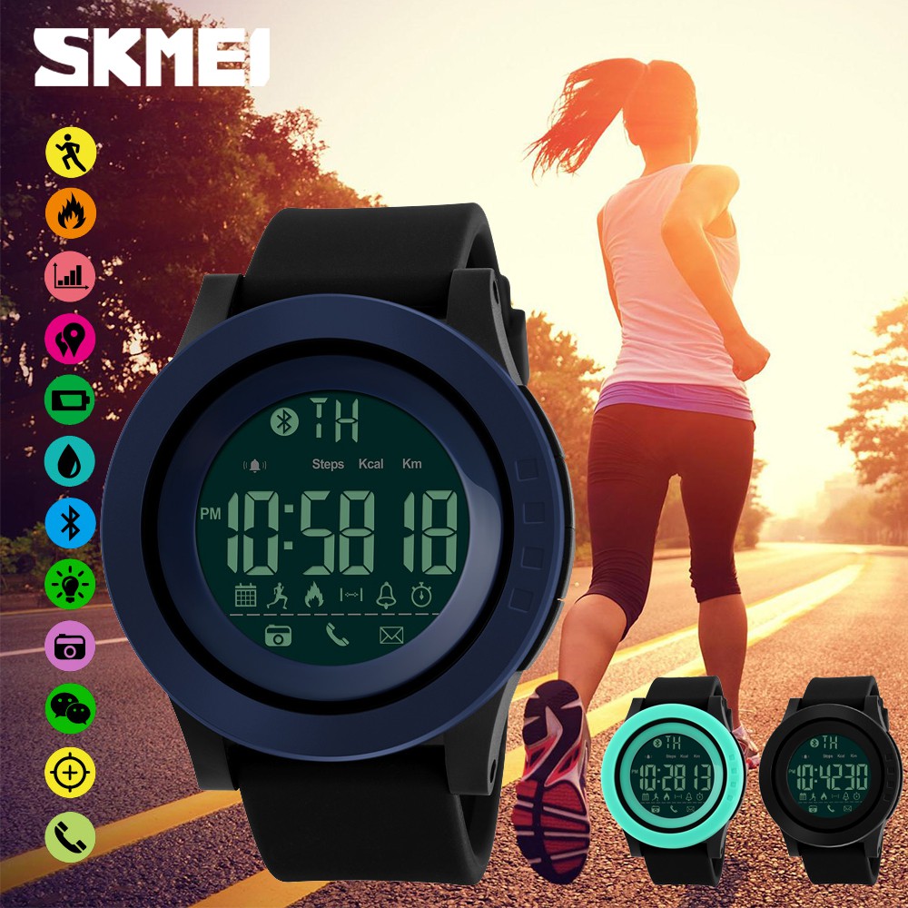 Đồng Hồ Thể Thao Thông Minh Skmei 1255 Kết Nối Bluetooth Cho iOS Android 3D