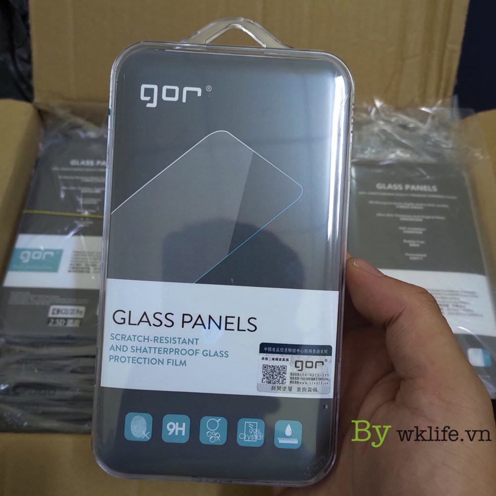 Bộ 2 kính cường lực Gor cho Xiaomi Redmi Note 7/ Note 7 Pro cảm ứng siêu mượt
