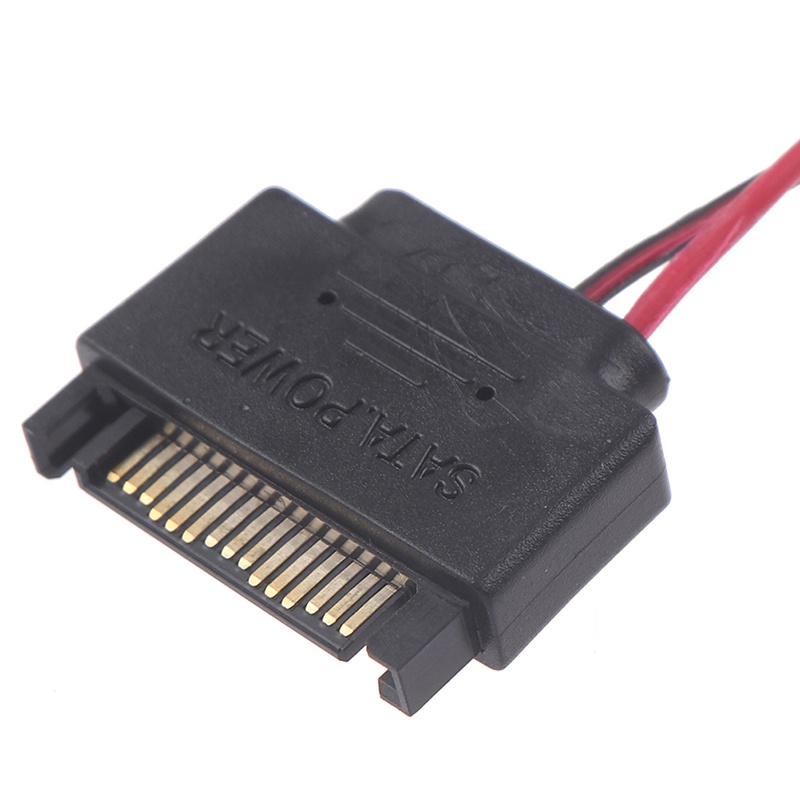 1 Cáp Chuyển Đổi Từ Đầu Đực Sang DC 5.5X2.5Mm 12V SATA Sang DC