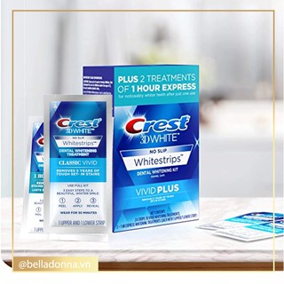 Miếng Dán Làm Trắng Răng Crest 3D White Whitestrips Classic Vivid