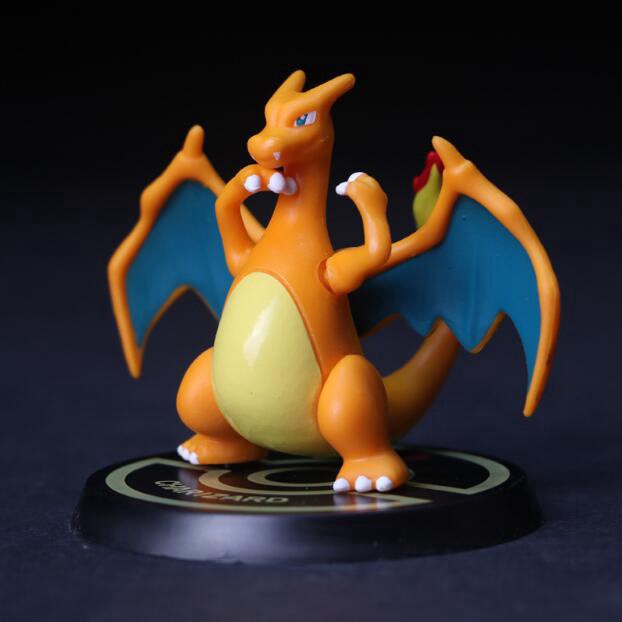 Bộ 6 mô hình nhân vật anime Pokemon Pikachu Mewtwo Charizard Venusaur Blastoise đồ chơi bằng PVC