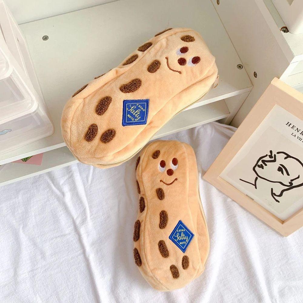 Túi Đựng Bút Hình Hạt Đậu Phộng Cỡ Lớn Dễ Thương Tiện Dụng Cho Văn Phòng Ốp
