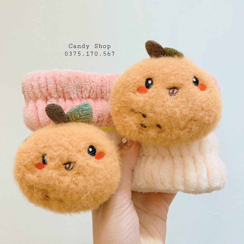 Băng đô bông rửa mặt, trang điểm bờm cài tóc turban dễ thương cute dành cho nữ