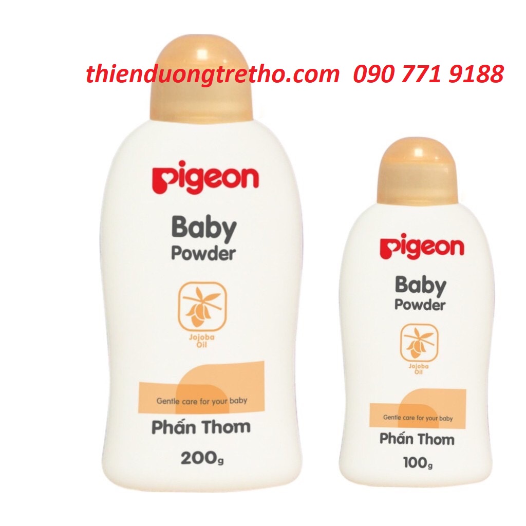 Phấn thơm Pigeon nắp màu 100g/200g