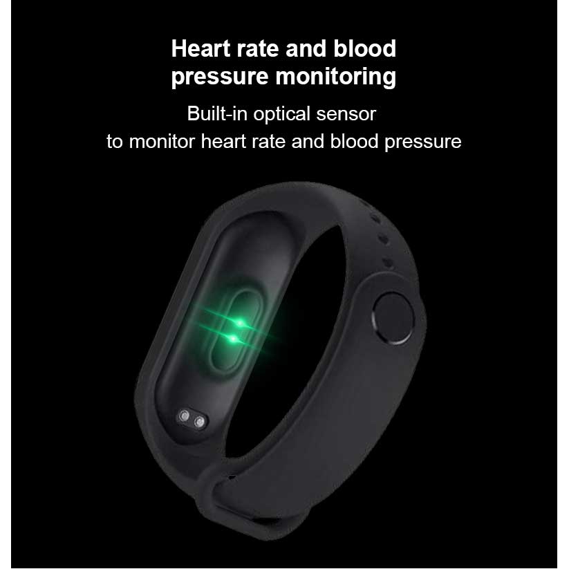 Lykry Đồng hồ thông minh đeo tay M5 chống nước IP68 hỗ trợ gọi Bluetooth/ nghe nhạc/ hỗ trợ sức khỏe/ đếm số bước chân