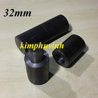 02 CÁI - PHI 32mm BẢN LỀ CỐI TIỆN - LỀ CỐI XOAY 32 Li