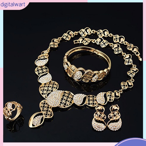 Bộ Trang Sức Đính Pha Lê Sang Trọng