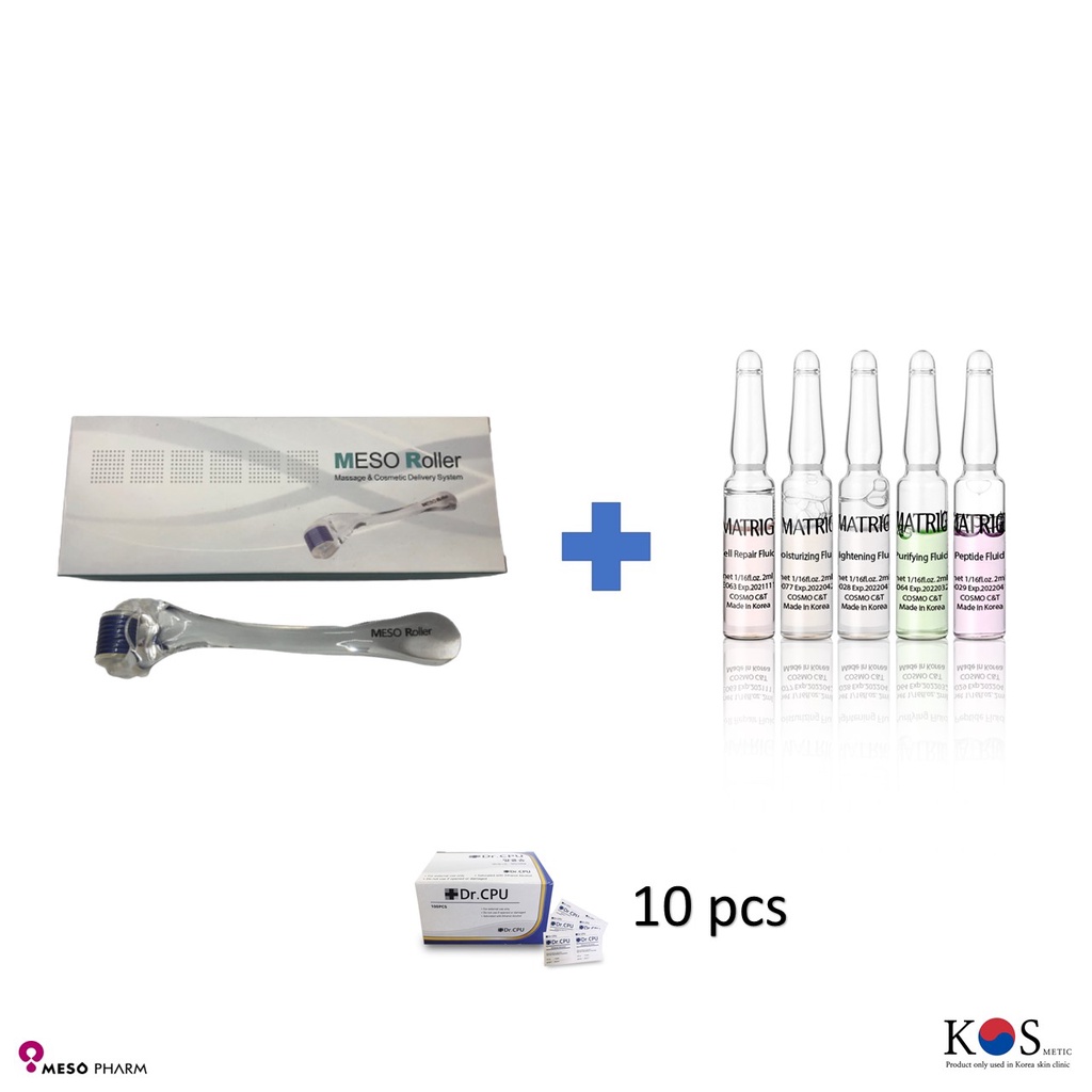 KOSmetic All in one Derma-MTS lăn 0,25mm cho chăm sóc tại nhà (vi kim)