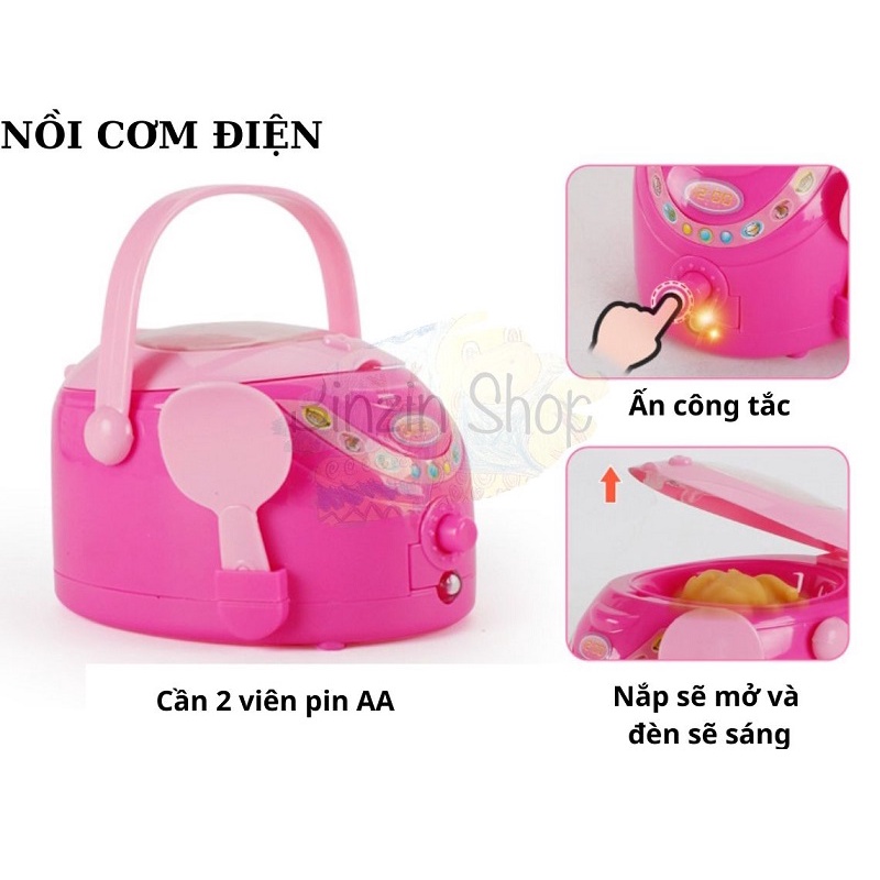 Đồ chơi nhà bếp 12 món chạy bằng pin