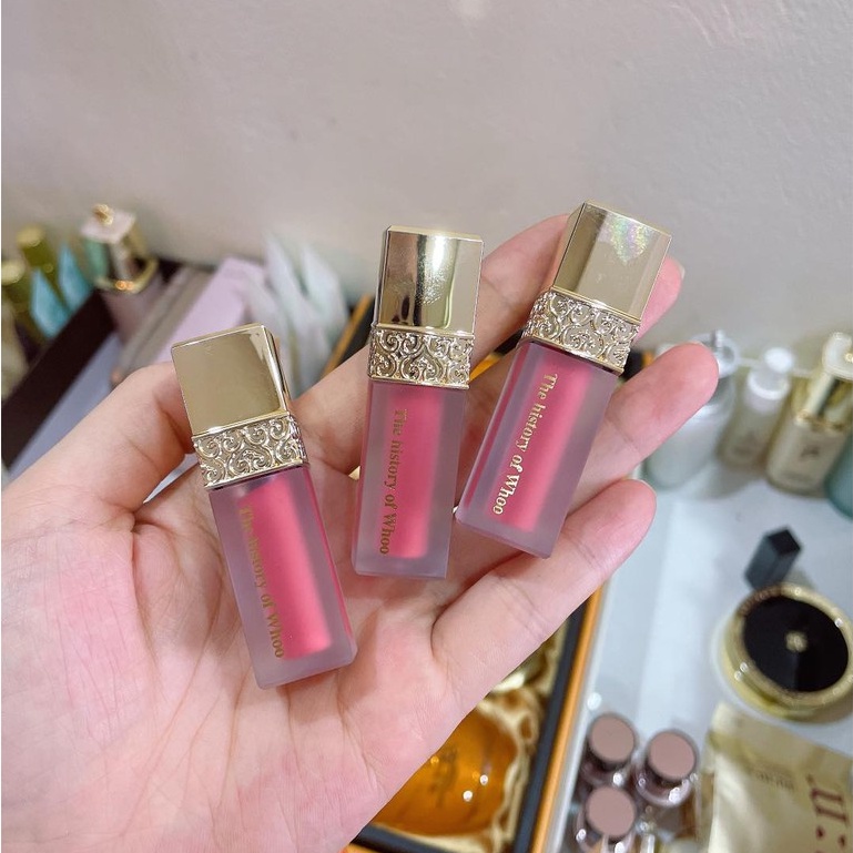 Son Kem Lì Whoo Mini Sang Trọng Quyến Rũ Whoo Velvet Liquid Liprouge 2.1g