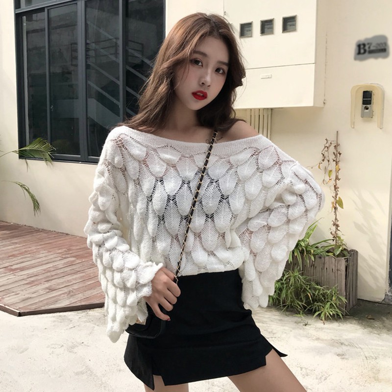 Áo len tay loe phong cách Hàn Quốc dành cho nữ | BigBuy360 - bigbuy360.vn