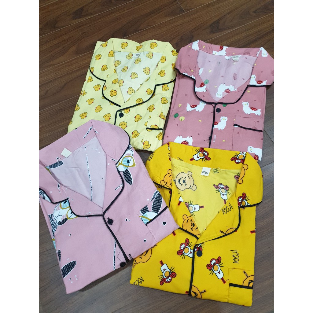 Bộ ngủ quần cộc áo cộc pijama kate thái cực hot hit bộ pyjama bộ pizama | BigBuy360 - bigbuy360.vn