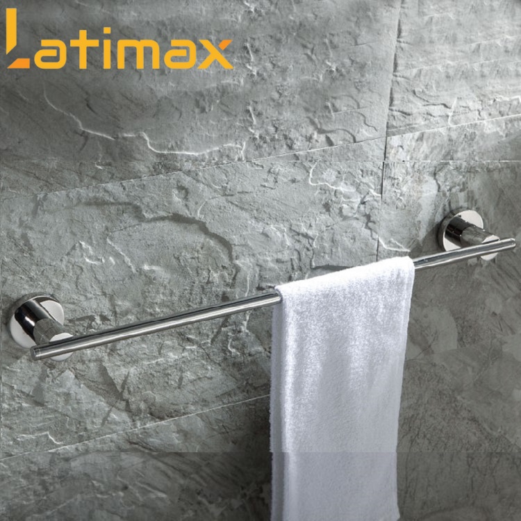 Giá treo khăn nhà tắm đơn Inox 304 Latimax VKT1 cao cấp chống han gỉ